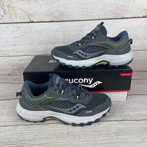 Saucony Women's Excursion TR15 Womens Sz 7 Trail Running Shoes Shadow Sunblaze